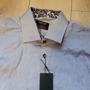 NWT Jared Lang Carter Long Sleeve Button Up Shirt size XL